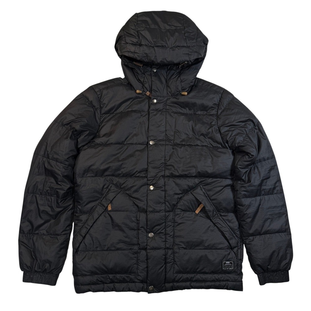 Nike Sportswear 800 Down Hooded Puffer Parka Jacket Mens XS Black 543703-010